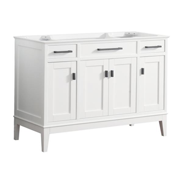 Avanity Madison 48-in White Bathroom Vanity Cabinet