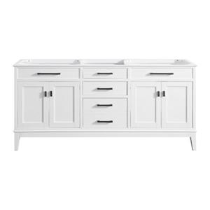 Avanity Madison 72-in White Bathroom Vanity Cabinet