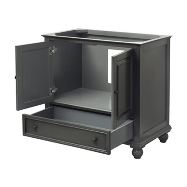 Avanity Thompson 36-in Charcoal Glaze Bathroom Vanity Cabinet