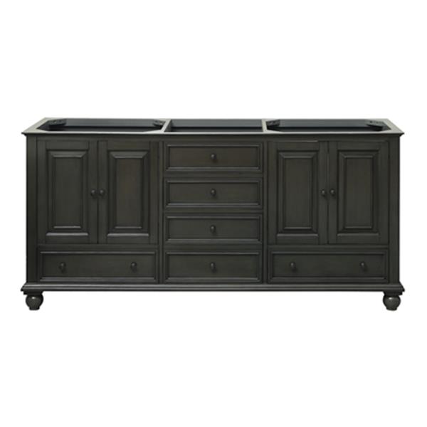 Avanity Thompson 72-in Charcoal Glaze Bathroom Vanity Cabinet