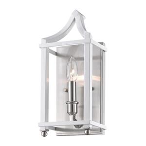 Golden Lighting 8401-WSC Leighton Wall Sconce,8401-WSC PW-WH