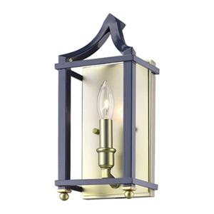 Golden Lighting 8401-WSC Leighton Wall Sconce,8401-WSC SB-NV