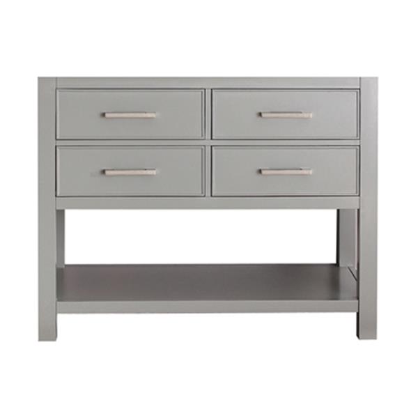 Avanity Brooks 42-in Chilled Grey Bathroom Vanity Cabinet