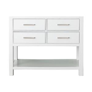 Avanity Brooks 42-in White Bathroom Vanity Cabinet