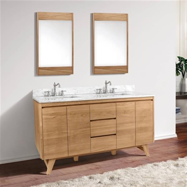 Avanity Coventry 60-in Natural Teak Bathroom Vanity