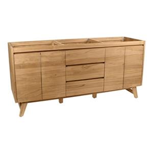 Avanity Coventry 72-in Natural Teak Bathroom Vanity Cabinet