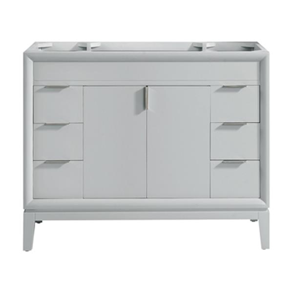 Avanity Emma 42-in Dove Grey Bathroom Vanity Cabinet