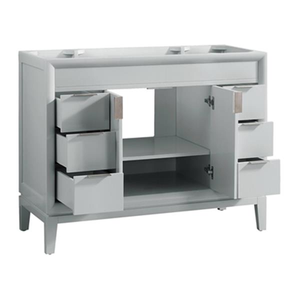 Avanity Emma 42-in Dove Grey Bathroom Vanity Cabinet