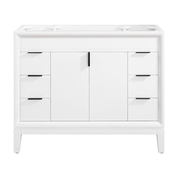 Avanity Emma 42-in White Bathroom Vanity Cabinet