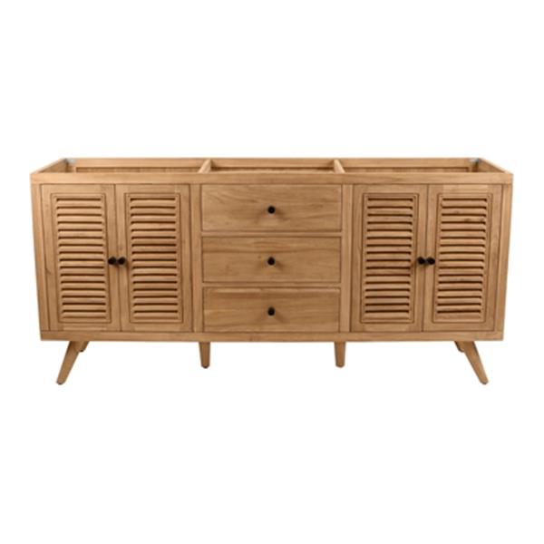 Avanity Harper 72-in Natural Teak Bathroom Vanity Cabinet