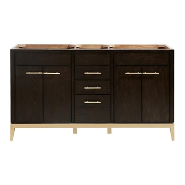 Avanity Hepburn 60-in Dark Chocolate Bathroom Vanity Cabinet