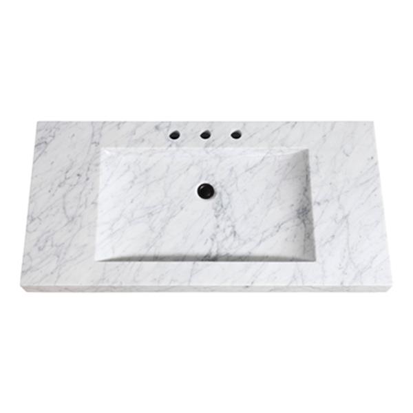 Avanity 43-in Stone Integrated Sink Top,SIT43CW