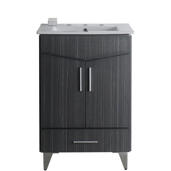 American Imaginations Zen Grey 24 In Single Sink Bathroom Vanity With   330622256 MainImage 001 L 