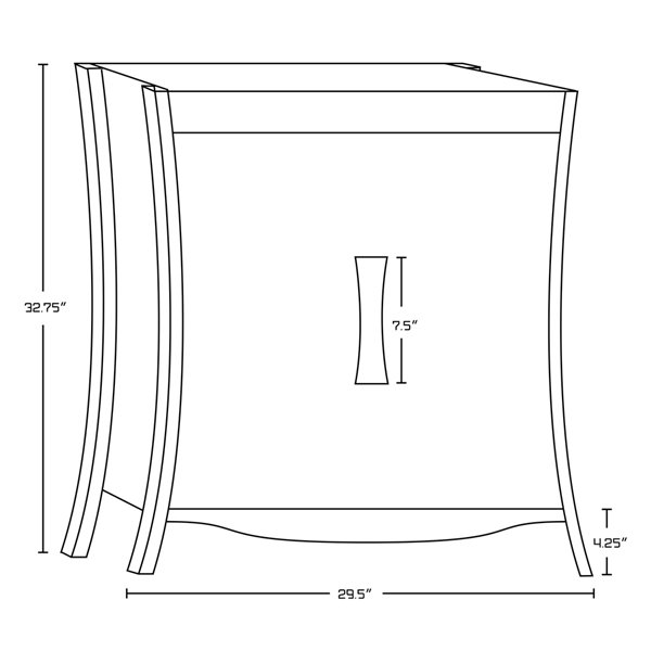 American Imaginations Bow 30-in White Single Sink Bathroom Vanity with White Ceramic Top