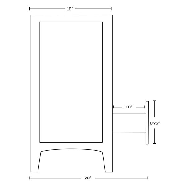 American Imaginations 36-in White Shaker Single Sink Bathroom Vanity Set with White Carrara Quartz Top