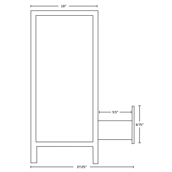American Imaginations White Shaker 30-in Single Sink Bathroom Vanity with White Carrara Quartz Top