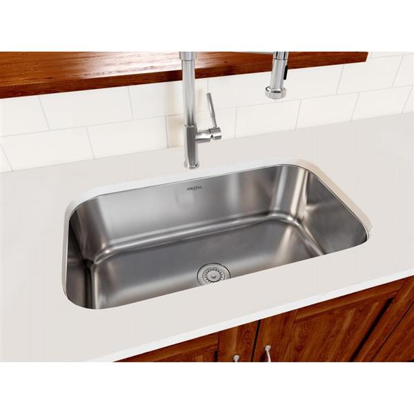 Ancona Capri Undermount Single  Kitchen Sink - 32-in