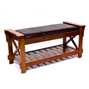 All Things Cedar Padded Entryway Bench - Cherry - 45-in