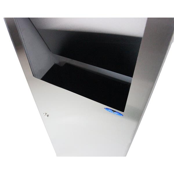 Frost Surface Mounted Waste Receptacle - Stainless Steel
