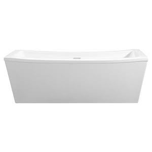 OVE Decors White Acrylic Freestanding Bathtub Terra - 70-in