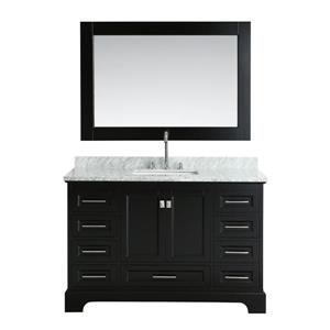 Meuble-lavabo avec miroir Omega, 54