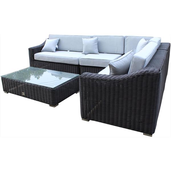 Wd Patio Tropicana Sectional Set, Patio Furniture Sectional Set