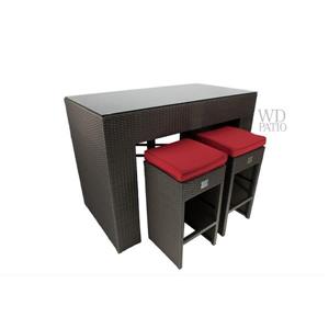 WD Patio Lax Mini Bar - Red