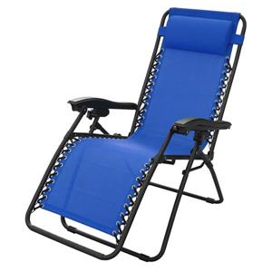 Henryka Patio Casual Chair  - Adjustable - Blue