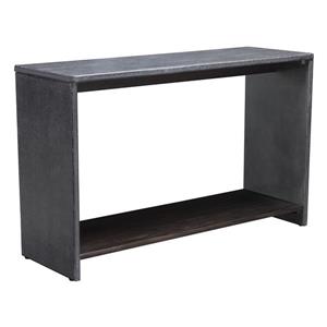 Table console d'extérieur Mom de Zuo Modern, 42,7 po x 29,5 po, gris