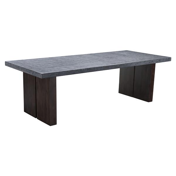 Zuo Modern Windsor Patio Table Cement And Natural 100800 Rona
