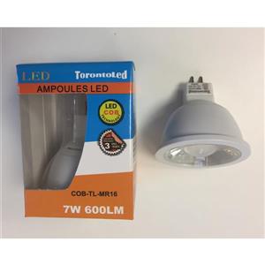 TorontoLed LED COB MR16 Bulb - 10 PK - White