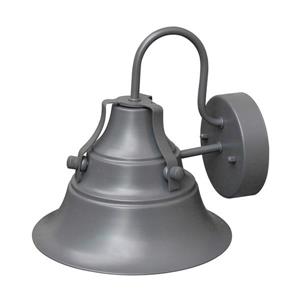 Luminaire extérieur Whitfield à 1 lumière, style nautique, gris