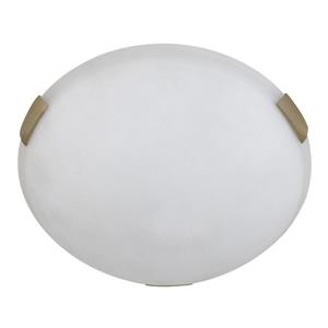 Whitfield Lighting Standard Flush Mount Light - 3 Lights - 5-in x 16-in - Gold Leaf