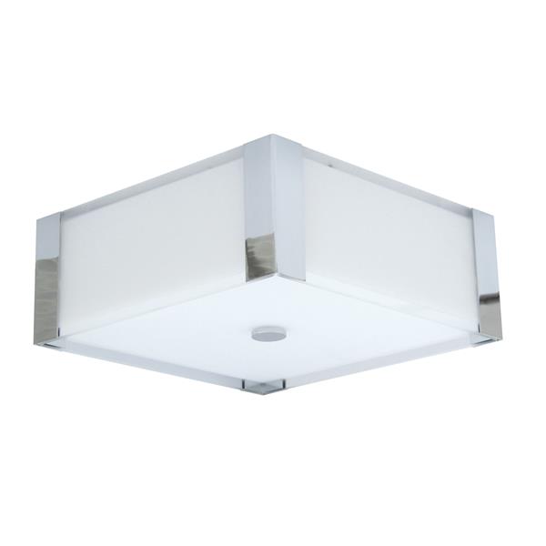 square frosted glass ceiling light