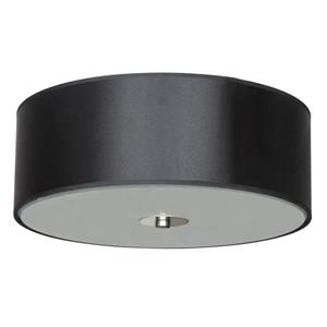 Whitfield Lighting Modena Flush Mount Light - 2 Lights - 5-in x 14-in - Black