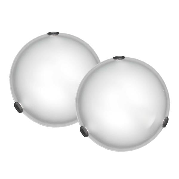 Whitfield Lighting Twin Flush Mount Light - 1 Light - 3.5-in x 9-in - Chrome - Set of 2