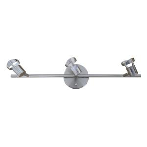 Luminaire mural Whitfield pour salle de bain, 3 lumières, 23,75 po, acier satiné