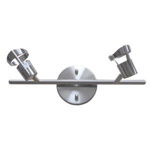 Luminaire Whitfield pour meuble-lavabo, 2 lumières, 16 po, acier satiné