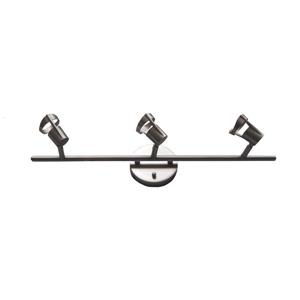 Luminaire Whitfield pour meuble-lavabo, 3 lumières, 23,75 po, acier satiné