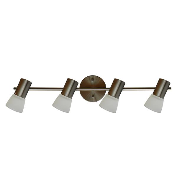 Whitfield Lighting Vanity Track Light 4 Lights 26.8in Satin