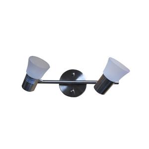 Luminaire sur rail à 2 lumières
