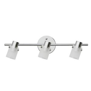 Luminaire Whitfield sur rail à 3 lumières Sienna, 20,87 po, chrome