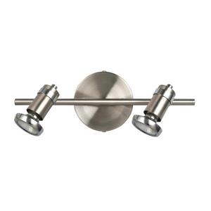 Luminaire Whitfield sur rail à 2 lumières Sheldon, 13 po, chrome