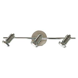 Whitfield Lighting Sheldon Vanity Track Light - 3 Lights - 20.9-in - Polished Chrome