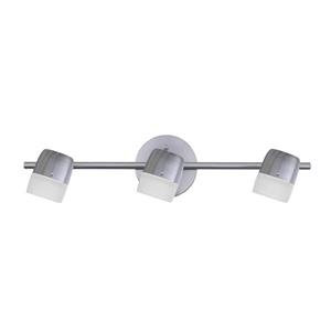 Luminaire Whitfield sur rail à 3 lumières Erin, 20,87 po, acier satiné