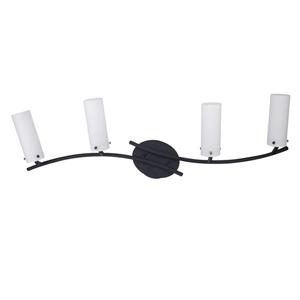 Luminaire sur rail DEL à 4 lumières