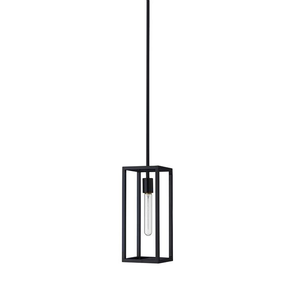 Whitfield Lighting Tracey Pendant Light - 1 Light - 13-in - Black