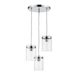 Whitfield Lighting Pendant Light - 3 Lights - 7.5-in - Polished Chrome