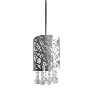 Whitfield Lighting Aileena 1-Light Pendant - 8.5-in - Polished Chrome