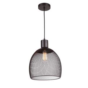 Luminaire suspendu à 1 lumière Alec Whitfield, 14 po, gris foncé